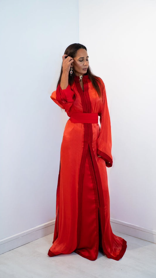 Takchita Organza Rouge
