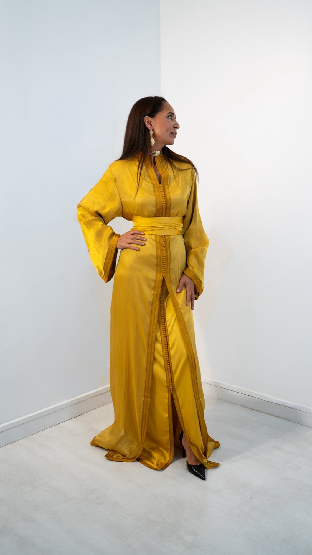 Takchita Organza Jaune
