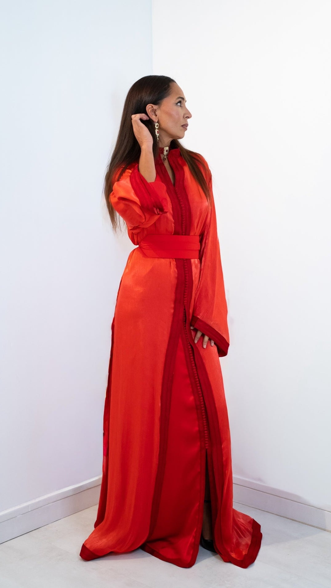 Takchita Organza Rouge