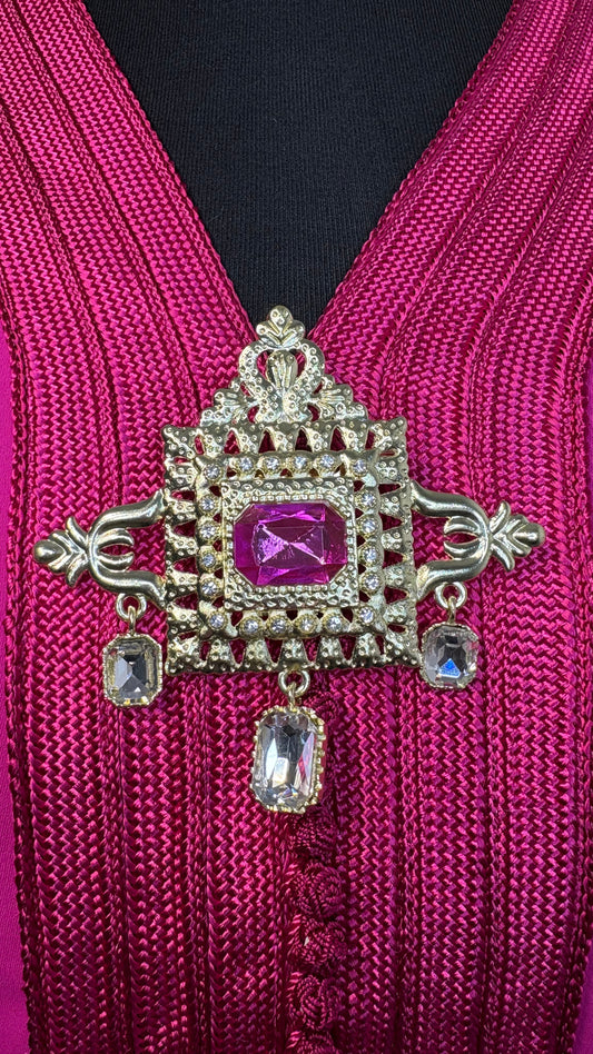 Broche Rose