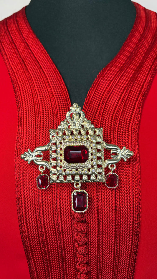 Broche Rouge